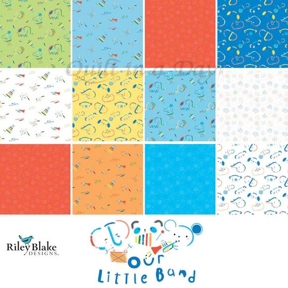 Our Little Band Jelly Roll aka Rollie Pollie by Riley Blake Designs - Picture 3 of 3